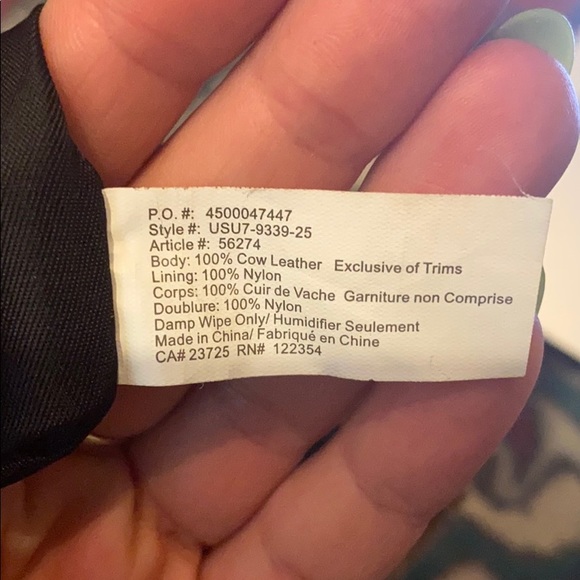 Wilfred Free Tan Suede Fringe Purse - Picture 5 of 7